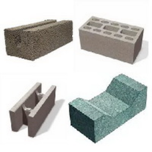 Olika typer av LECA block