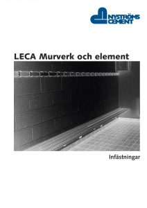 LECA Murverk och element